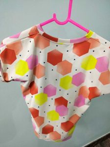 Patterned White T-shirt