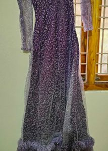 Purple Ethnic Gown