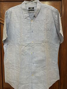 Linen Shirt - Short Sleeve Button Down