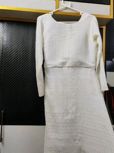 Angrakha White Dress