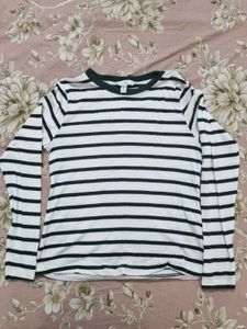 Striped Long Sleeve Top