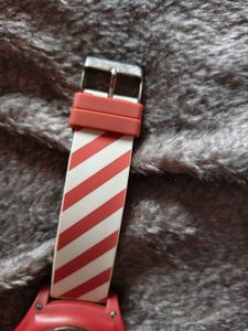 Fastrack Watch - Red &amp; White