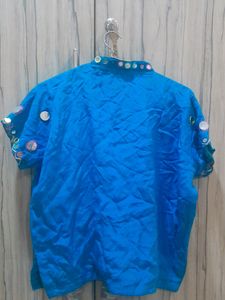A Blue Colour Choli