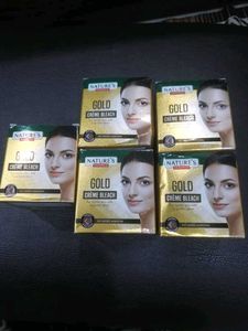 Gold Bleach Cream Pack Of 5
