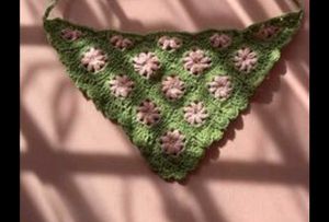 Crochet Bandana - Sunny Yellow