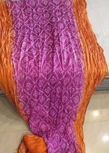 Rajasthani Bandhej Saree - Synthetic (BRAND NEW)