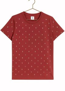 Red Patterned T-Shirt
