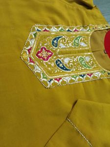 Elegant Embroidered Kurta
