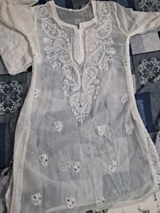 Chikankari Kurti Like New