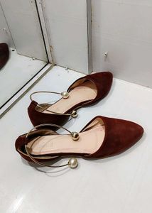 Cute Maroon Ballerinas