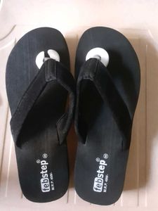 Febstep Black Flip Flops