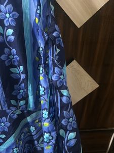 Flower Print AnarkaliWith Freebie Of Your Choice