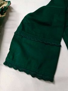 Green Suit With Banarasi Dupatta