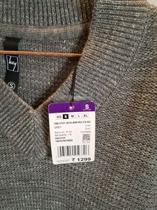 Grey Shimmer Sweater