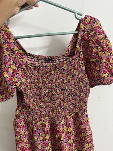 ZUDIO Floral Print Mini Dress