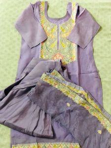 Elegant Lavender Kurta set