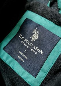 U.S. Polo Assn. Men Green Bomber Jacket