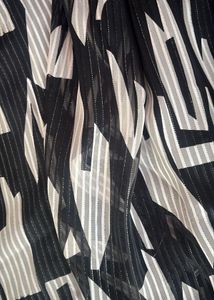 Black &amp; White Designer Lehenga