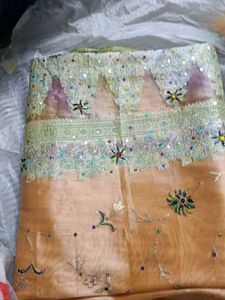 Embroidered Ethnic Saree