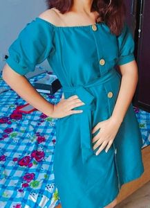 Off Shoulder One Piece Dress
