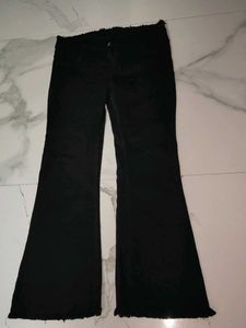 Zara Black Distressed Jeans