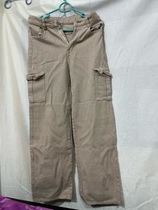 Khaki Cargo Trouser Women