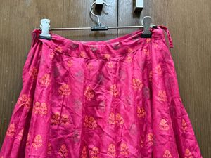 Pink Ethnic Skirt