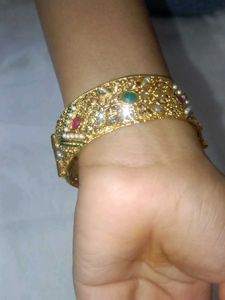 Gold-toned Bangles