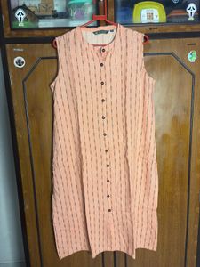 Peach Casual Kurta
