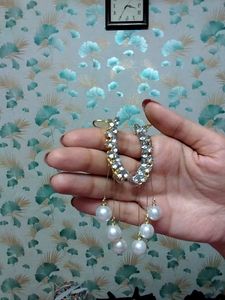 Korean Gold-Plated Zircon Studded Ear Cuffs