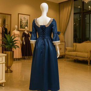 Elegant Blue Ethnic Gown