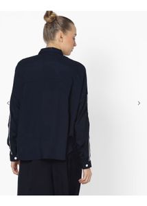 Navy Blue Button-Down Shirt