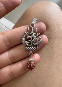 Brand New Oxidised Spiritual Rudraksh Pendant
