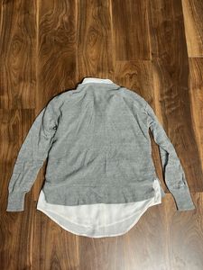 Gray Layered Look Top