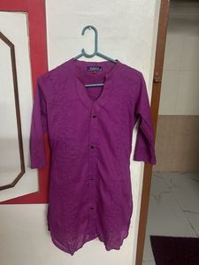 Purple Short Kurti/Top