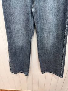 Vintage Wash Wide Leg Jeans