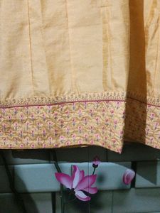 Yolk Yellow Colour Gown Wedding Season Sale