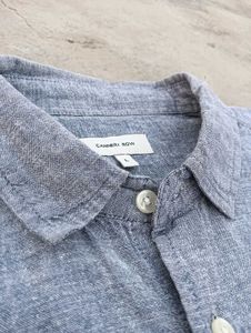 Linen shirt grey