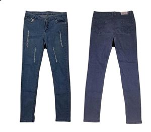 Sizzler Ripped Blue Denim Jeans Size: 34