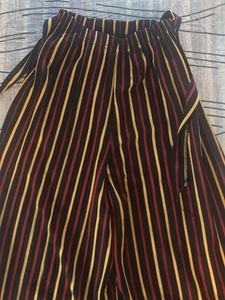 Set Of 3 H&amp;M Striped Wide Leg Pants