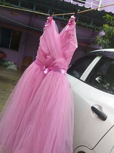 Pink Tulle Party Dress