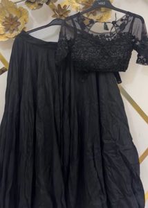 Elegant Black Ethnic Gown