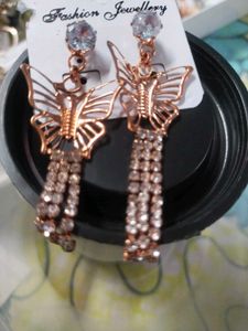 Beautiful Butterfly Long Earring