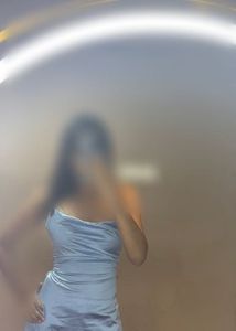 Blue Mini Slip Dress