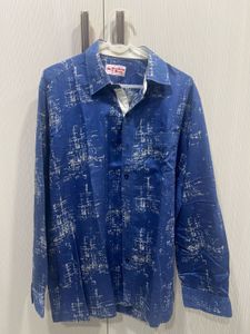 Blue Patterned Shirt