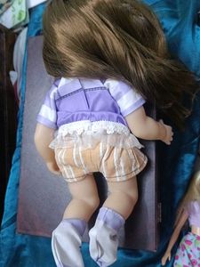 Adorable Soft Silicone Baby Doll With Dress