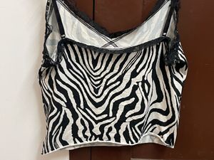Zebra Print Cami Top