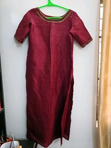 Pure Raw Silk Kurta