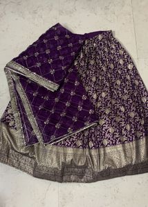 Purple Lehengha Choli