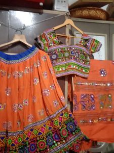 Orrenge Garba Choli